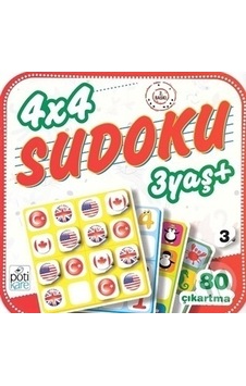 Pötikare Yayıncılık 4 X 4 Çıkartmalı Sudoku 3 - +3 Yaş Pötikare Yayıncılık 4 X 4 Çıkartmalı Sudoku 3 - +3 Yaş