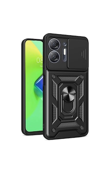 Newface - 314 - İnfinix Hot 30 5g Kılıf Pars Lens Yüzüklü Silikon - Csmo-tex - - Siyah Sıyah Newface - 314 - İnfinix Hot 30 5g Kılıf Pars Lens Yüzüklü Silikon - Csmo-tex - - Siyah Sıyah
