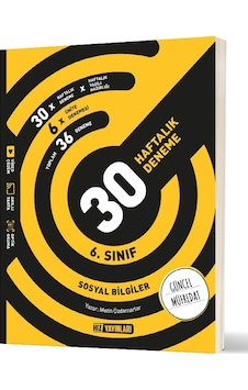 Hız Yayınları 2026 6. Sınıf Sosyal Bilgiler Haftalık Deneme Yeni Müfredat Hız Yayınları 2026 6. Sınıf Sosyal Bilgiler Haftalık Deneme Yeni Müfredat