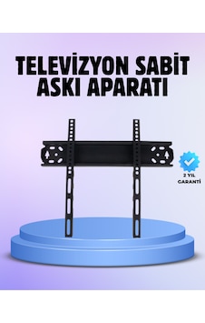 Lcd Led Plasma Tv Askı Aparatı 32-65 İnç Uyumlu 3 Kademeli Ayar Abanoz - Beyaz Lcd Led Plasma Tv Askı Aparatı 32-65 İnç Uyumlu 3 Kademeli Ayar Abanoz - Beyaz