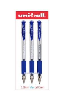Uniball Signo Dx 0.38 Mm Mavi Jel Kalem 3 Adet Um-151
