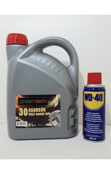 Greentech 30 Asansör Bakım Yağı 3 L + Wd 40 Çok Amaçlı Yağı 200 ML Greentech 30 Asansör Bakım Yağı 3 L + Wd 40 Çok Amaçlı Yağı 200 ML
