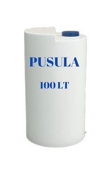 Pusula Su Depoları Polietilen 100 LT Beyaz Dikey Su Deposu / Vanalı Pusula Su Depoları Polietilen 100 LT Beyaz Dikey Su Deposu / Vanalı