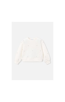 Mayoral Kız Çocuk Taşlı Sweatshirt Beyaz 4408 Mayoral Kız Çocuk Taşlı Sweatshirt Beyaz 4408