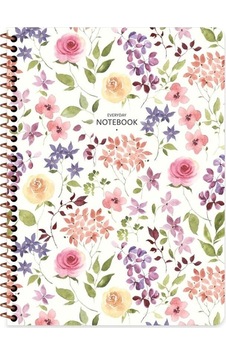 Keskin Color 16.5x22.5 Çizgili Defter Çiçek 80 Yaprak