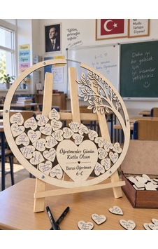 Kişiye Özel Akçaağaç Ahşap Dal Desenli Yuvarlak Öğretmenler Günü Anı Kutusu 50cm Kişiye Özel Akçaağaç Ahşap Dal Desenli Yuvarlak Öğretmenler Günü Anı Kutusu 50cm