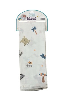 Sebi Bebe Çok Amaçlı Müslin Örtü 100x120 CM Krem - Ekru Sebi Bebe Çok Amaçlı Müslin Örtü 100x120 CM Krem - Ekru