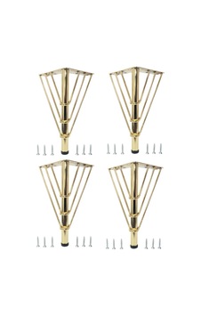 20 Cm Gold Metal Telli Mobi Lya Ayaği 4 Adet Metalik