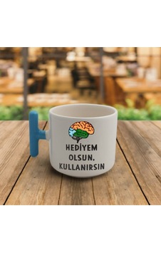 Hediyem Olsun Baskılı T Kupa Beyaz Hediyem Olsun Baskılı T Kupa Beyaz