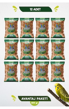Poşet Muhabbet Yemi Granül 500 Gr X 12 Adet Poşet Muhabbet Yemi Granül 500 Gr X 12 Adet