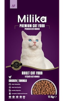 Milika Yetişkin Kedi Maması Tavuklu 15 Kg Milika Yetişkin Kedi Maması Tavuklu 15 Kg