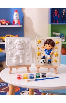 15x15 Futbolcu Çocuk Taş Boyama Seti Çocuk Ve Yetişkin Hobi Kiti 15x15 Futbolcu Çocuk Taş Boyama Seti Çocuk Ve Yetişkin Hobi Kiti