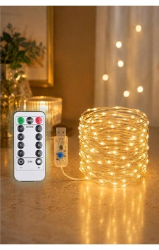Tr Günışığı Renk Uzaktan Kumandalı Ve Fonksiyonlu 10 Metre Usb Peri Led Parti Kutlama Aydınlatma Tr Günışığı Renk Uzaktan Kumandalı Ve Fonksiyonlu 10 Metre Usb Peri Led Parti Kutlama Aydınlatma