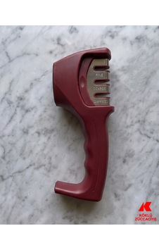 Ergonomik Saplı 3 Açılı Bıçak Bileme Aleti