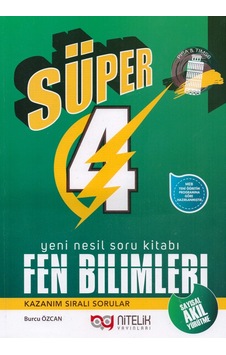 Nitelik 4.Sınıf Süper Fen Bilimleri Soru Kitabı Nitelik 4.Sınıf Süper Fen Bilimleri Soru Kitabı