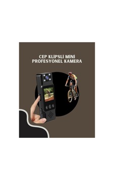 Wifi Özellikli Taşınabilir Kamera 1.3 Tft Ekran 3mp Fotoğraf 128gb Kart Desteği Tek Renk
