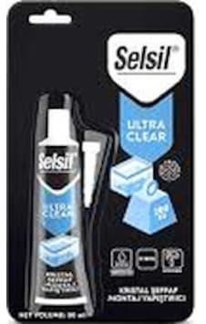 Selsil Şeffaf Montaj Yapıştırıc Ultra Clear 50ml Selsil Şeffaf Montaj Yapıştırıc Ultra Clear 50ml