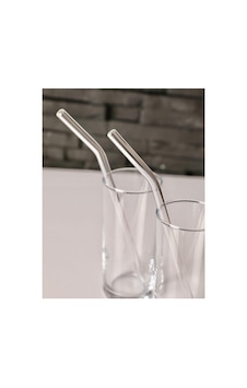 Şeffaf 2 Adet Cam Pipet Eğimli Renk Renk Şeffaf 2 Adet Cam Pipet Eğimli Renk Renk