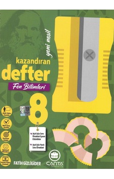 Çanta Yayıncılık 8 Sınıf Fen Bilimleri Okula Yardımcı Kazandıran Defter 2024 Çanta Yayıncılık 8 Sınıf Fen Bilimleri Okula Yardımcı Kazandıran Defter 2024