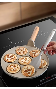 Fika Seramik Kaplama Pancake Tavası 26 Cm - Bej Bej