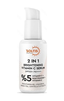 Soltis C Vitamini Aydınlatıcı Ve Ton Eşitleyici Bakım Serumu Spf 50 30 Ml