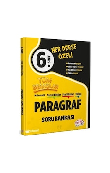 Editör 6. Sınıf Tüm Branlar Paragraf Soru Bankası