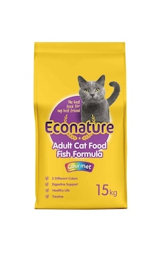 Econature Gurme Balıklı Yetişkin Kedi Maması 15kg Sarı Ambalaj Econature Gurme Balıklı Yetişkin Kedi Maması 15kg Sarı Ambalaj