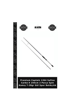 Premium Captain 1364 Safina Carbo-x 244cm 2 Parça Spin Kamış 7-28gr Göl Spor Balıkçılık Standart Premium Captain 1364 Safina Carbo-x 244cm 2 Parça Spin Kamış 7-28gr Göl Spor Balıkçılık Standart