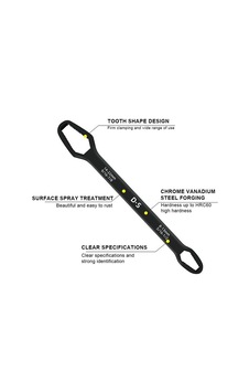 Universal Anahtarı Çift Kafalı Çok Fonksiyonlu 6-22mm 5131