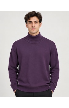 Classics Men Huffa Erkek Slim Fit Boğazlı Erkek Triko 7430 Mor Classics Men Huffa Erkek Slim Fit Boğazlı Erkek Triko 7430 Mor