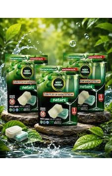 Noxy Herbal Bulaşık Makinesi Tableti 50 Yıkama 3 Lü Avantajlı Set Vegan Ürün