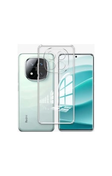 Fibaks Redmi Note 15 4G Uyumlu Kılıf Kamera Korumalı Şeffaf Ultra Ince Esnek Renksiz Silikon Kapak Fibaks Redmi Note 15 4G Uyumlu Kılıf Kamera Korumalı Şeffaf Ultra Ince Esnek Renksiz Silikon Kapak