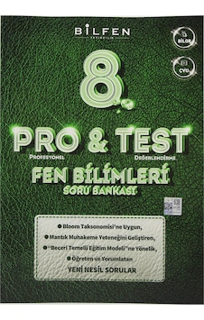 BilFen Yayıncılık 8. Sınıf Fen Bilimleri Pro Test Soru Bankası