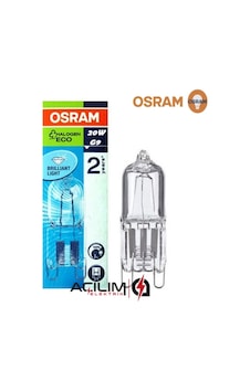 Osram 66720 G9 220V 20W 25W Halopın Halojen Ampul Osram 66720 G9 220V 20W 25W Halopın Halojen Ampul