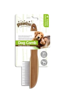 Pawise 11472 Ahşap Saplı 31 Pinli Kıtık Açıcı Köpek Fırçası