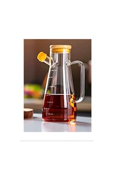 Salkım 900 Ml Bambu Kapaklı Cam Yağdanlık Royaleks-clkn-1800 Şeffaf Salkım 900 Ml Bambu Kapaklı Cam Yağdanlık Royaleks-clkn-1800 Şeffaf