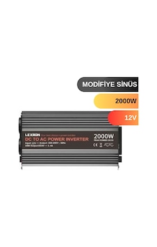 Lexron 2000 W Watt 12v Modifiye Sinus İnverter Lexron 2000 W Watt 12v Modifiye Sinus İnverter