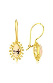 Sembol Gold Sallantılı Altın Küpe 14 Ayar Anne Küpe Sembol Gold Sallantılı Altın Küpe 14 Ayar Anne Küpe