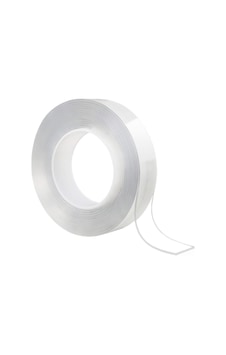 30mm 3 Metre Çift Taraflı Nano Teknoloji Süper Yapıştırıcı Şeffaf Bant, 1mm 3cm 3m
