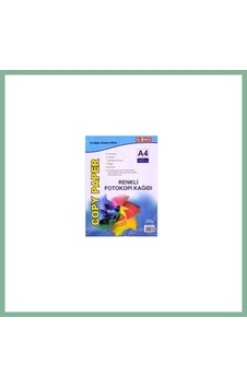 Bşkvirgo Renkli A4 100 Lü Fotokopi Kağıdı Bsk2026 Standart