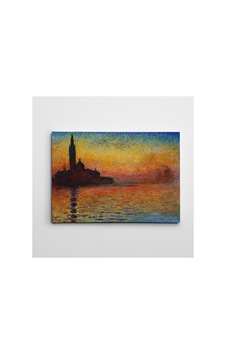 Monet San Giorgio Maggiore At Dus Kanvas Tablo Monet San Giorgio Maggiore At Dus Kanvas Tablo