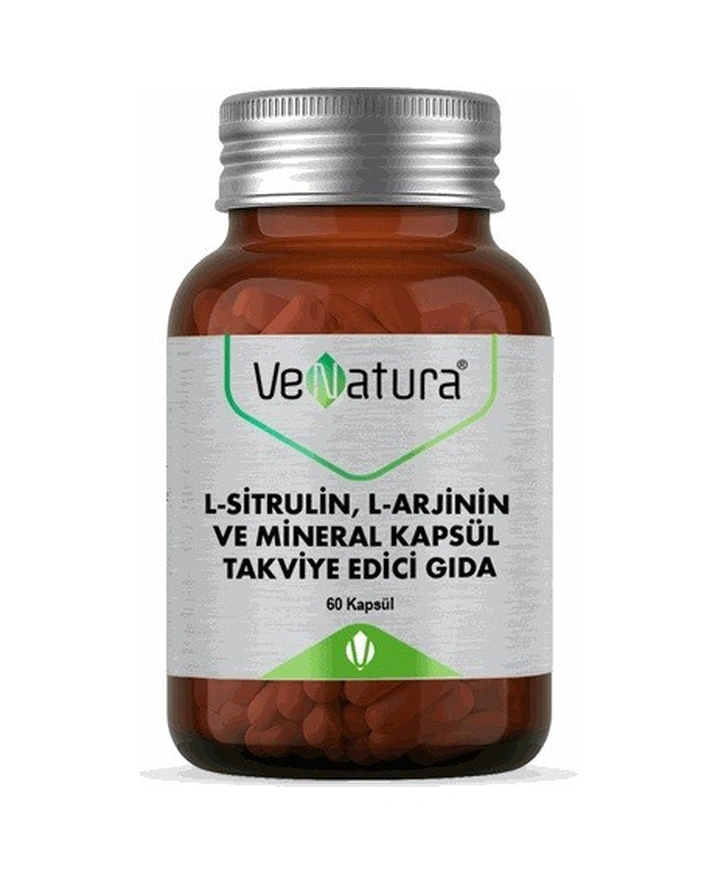 Venatura L-sitrulin ,l-arjinin Ve Mineral 60 Kapsül Venatura L-sitrulin ,l-arjinin Ve Mineral 60 Kapsül