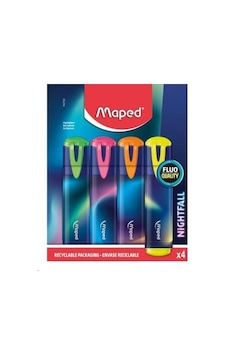 MAPED FOSFORLU KALEM FLUO PEP'S NIGHTFALL 4 LÜ Diğer MAPED FOSFORLU KALEM FLUO PEP'S NIGHTFALL 4 LÜ Diğer