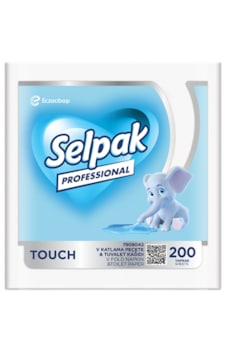 Selpak Prof Touch V Katlama 2in1 Peçete/tuvalet Kağıdı 200 24ad Beyaz