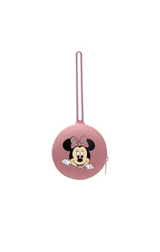 Minnie Mouse Baskılı Silikon Emzik Kutusu - Emzik Saklama Kabı - Hijyenik Ve Askılı Tasarım Koyu Pembe Minnie Mouse Baskılı Silikon Emzik Kutusu - Emzik Saklama Kabı - Hijyenik Ve Askılı Tasarım Koyu Pembe