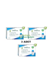 3 Adet - Shiffa Home Yumurta Kabuğu Zarı 30 Kapsül 620 MG