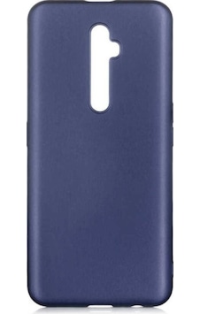 Oppo Reno 2z Kılıf Zore Premier Silikon Kapak Lacivert Oppo Reno 2z Kılıf Zore Premier Silikon Kapak Lacivert