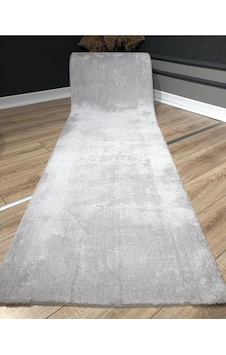 Seria Halı Saçaklı Desenli Peluş Post Halı Kaymaz Tabanlı Yıkanabilir Yumuşak Yüzey Kesme Halı Yolluk Gri Seria Halı Saçaklı Desenli Peluş Post Halı Kaymaz Tabanlı Yıkanabilir Yumuşak Yüzey Kesme Halı Yolluk Gri