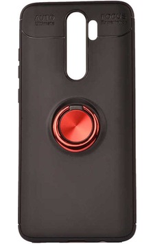 Xiaomi Redmi Note 8 Pro Kılıf Zore Ravel Silikon Kapak Siyah-Kırmızı Xiaomi Redmi Note 8 Pro Kılıf Zore Ravel Silikon Kapak Siyah-Kırmızı