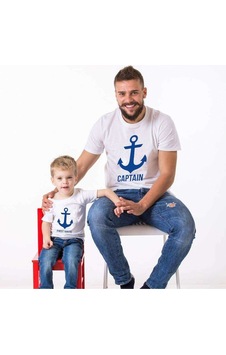 Captain First Mate Baba Oğul Giyim Tişört Captain First Mate Baba Oğul Giyim Tişört